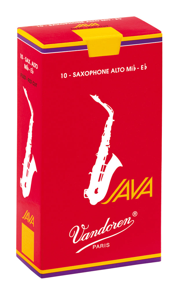Vandoren Reeds Alto Sax 2 Java Red (10 BOX) - SR262R