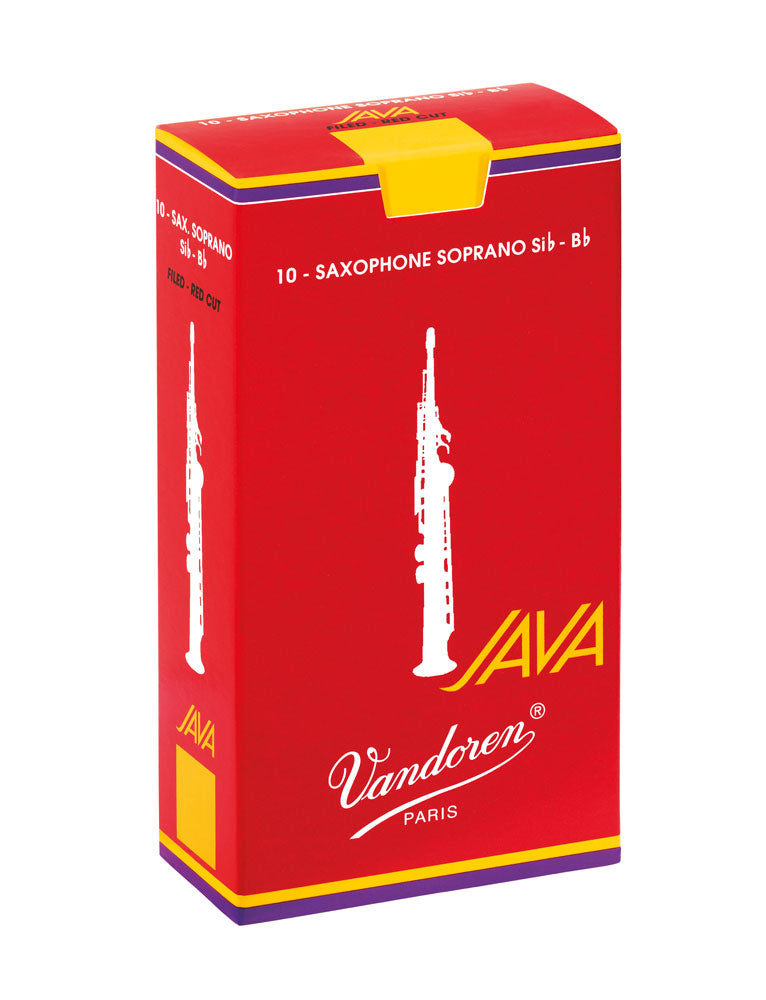 Vandoren Reeds Soprano Sax 2.5 Java Red (10 BOX) - SR3025R