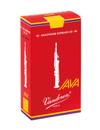 Vandoren Reeds Soprano Sax 3 Java Red (10 BOX) - SR303R