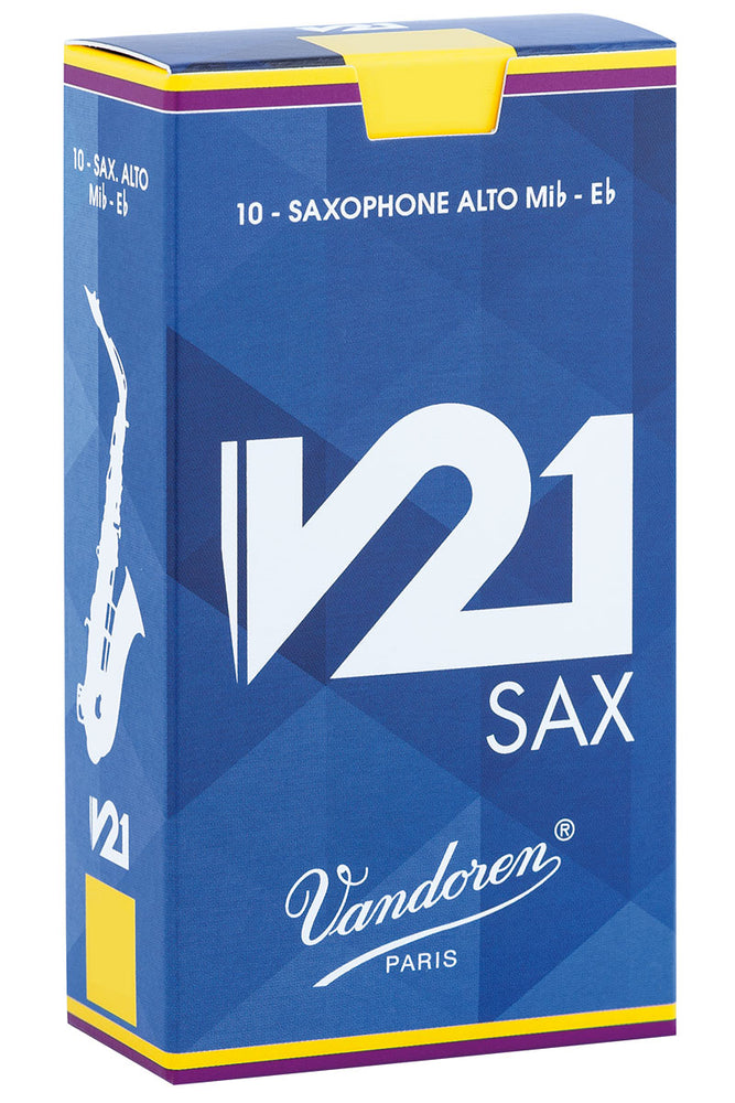 Vandoren Reeds Alto Saxophone 2.5 V21 (50 BOX) - SR812550